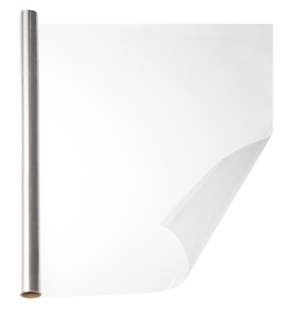 PELLICOLA PER VETRI "LINEA TECNICA" ANTIRAGGI UV TRASPARENTE - 75X160 CM.
